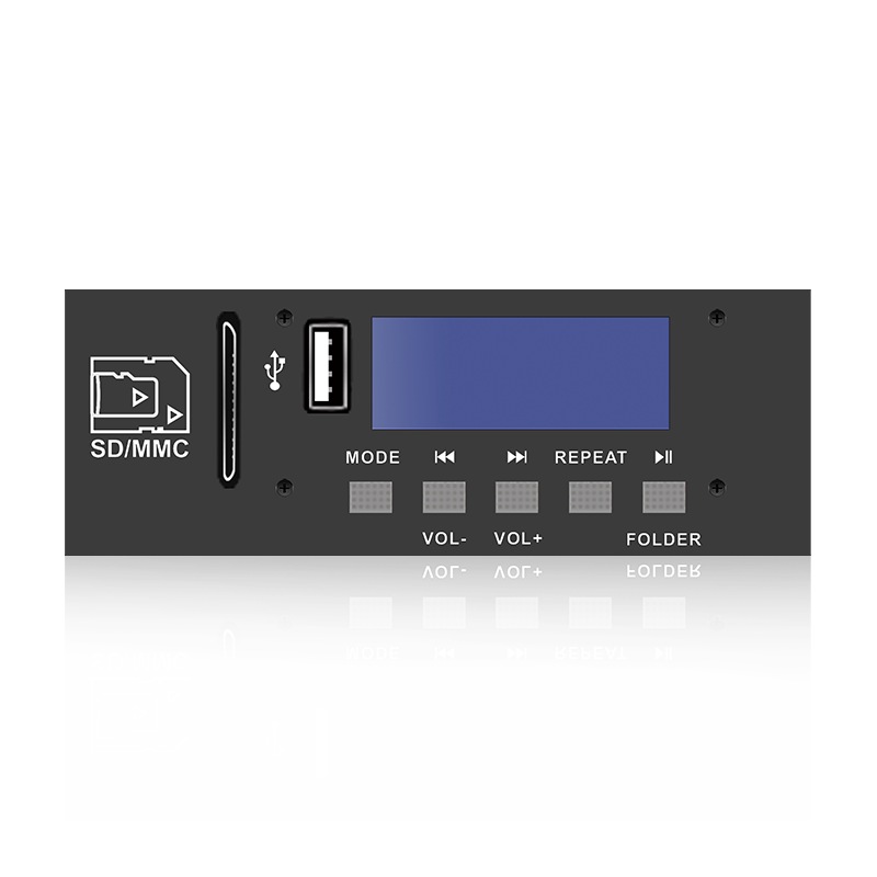 LCD6220: Beş Düğmeli SD/USB Konektörü Bluetooth'lu LCD Ekranlı MP3 Çalar, TWS