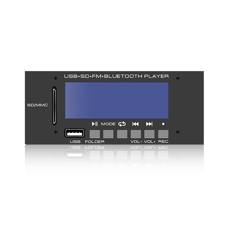 LCD6228: Altı Düğmeli SD/USB Konektörü Bluetooth'lu LCD Ekranlı MP3 Çalar, TWS