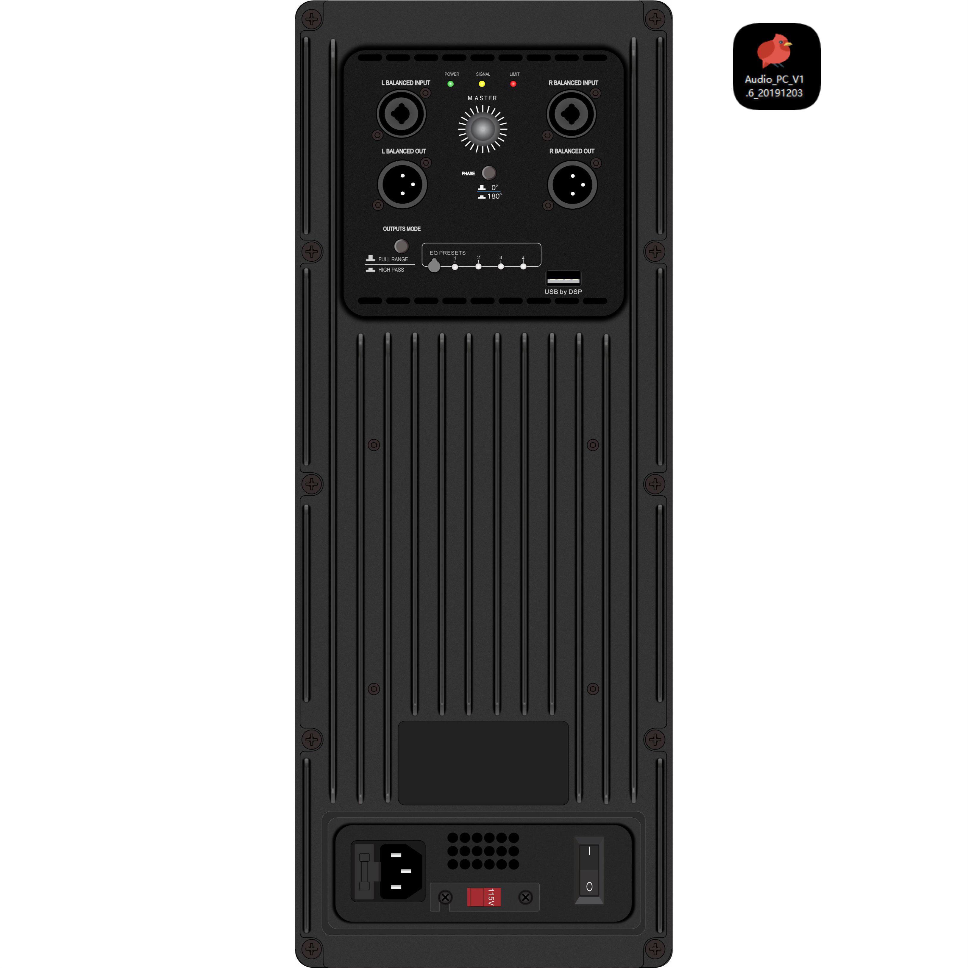DSP1904SUB Güçlü Subwoofer Sistemi Amplifikatörü