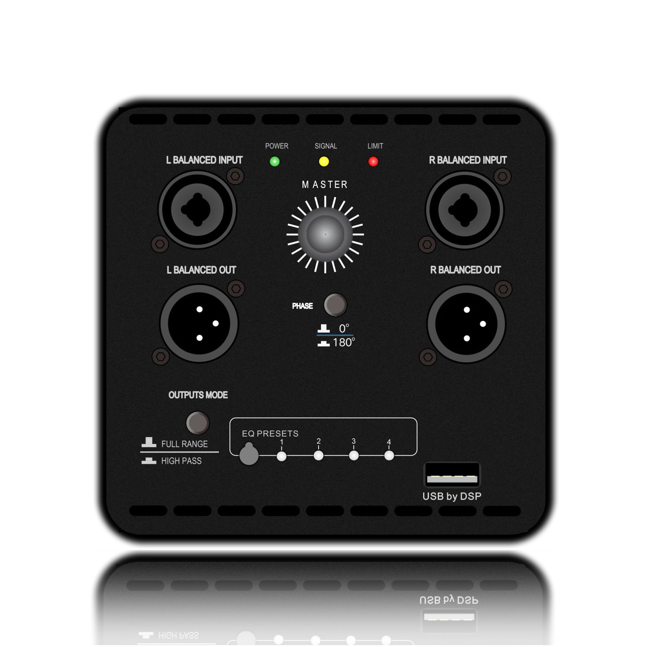 DSP1904SUB Güçlü Subwoofer Sistemi Amplifikatörü