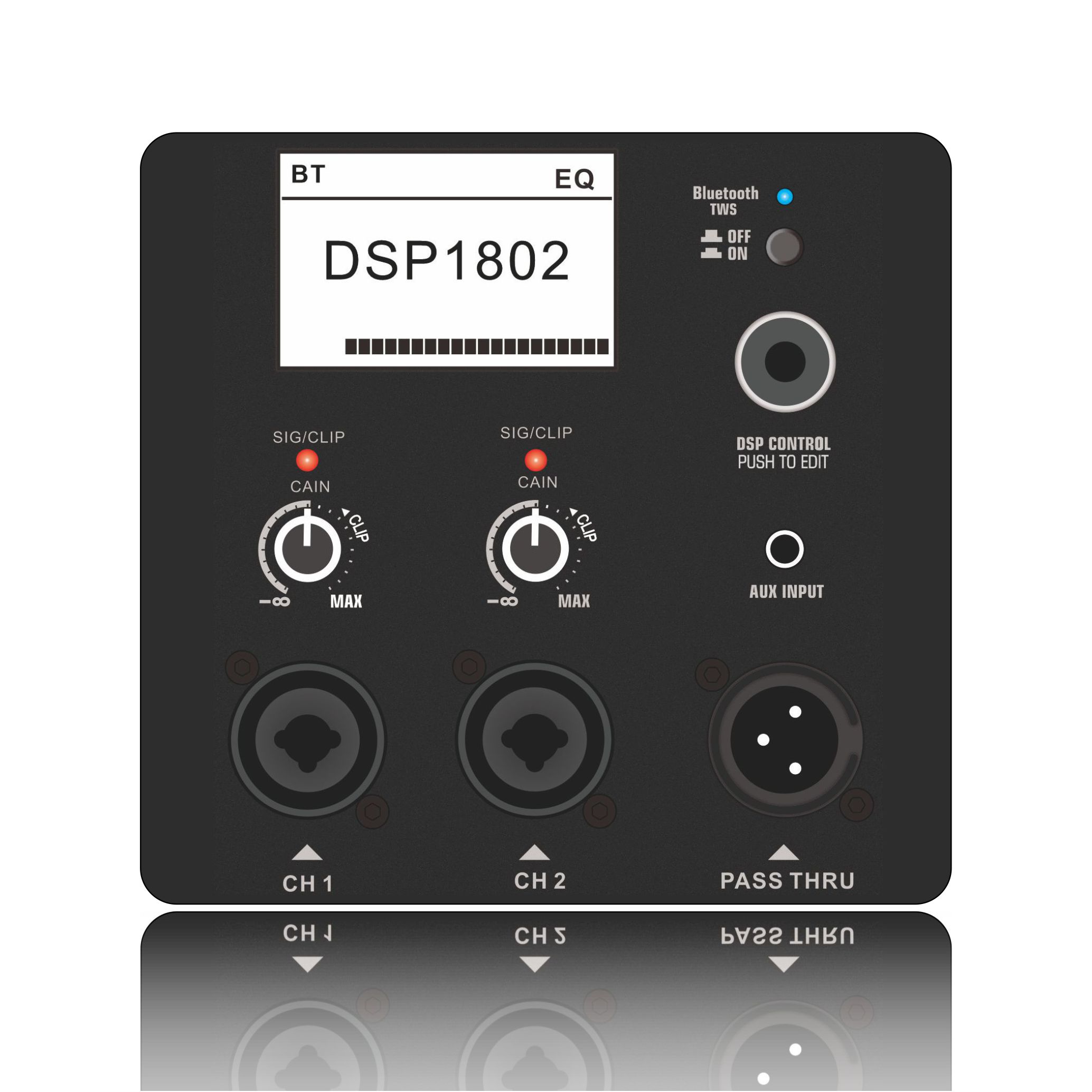 DSP1802 İki Kanallı 2 Yollu Aktif Hoparlör Amplifikatörü