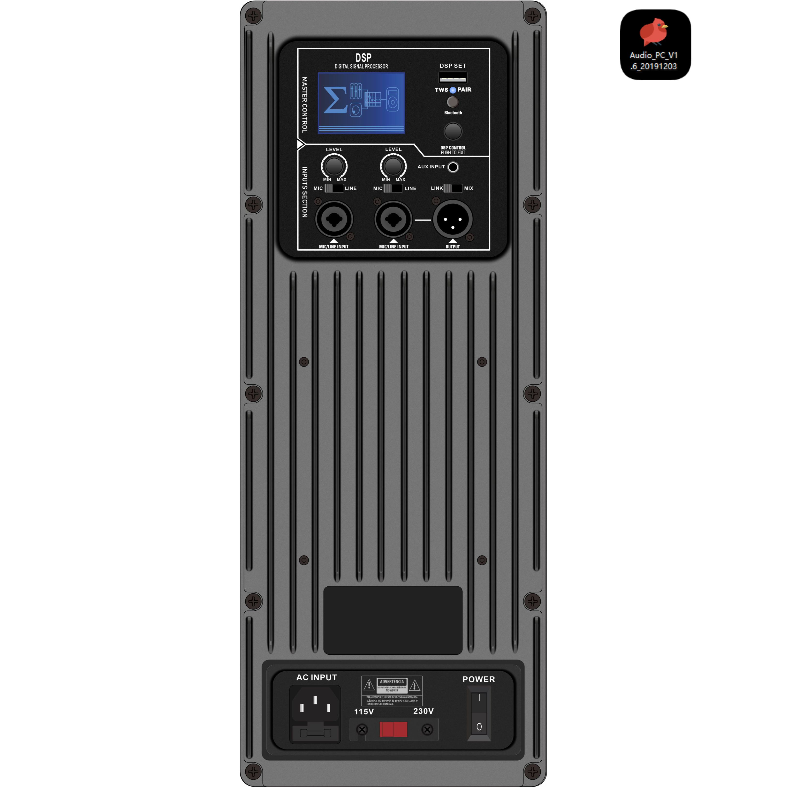 DSP1803 DSP Tam Aralıklı Güçlendirilmiş Amplifikatör