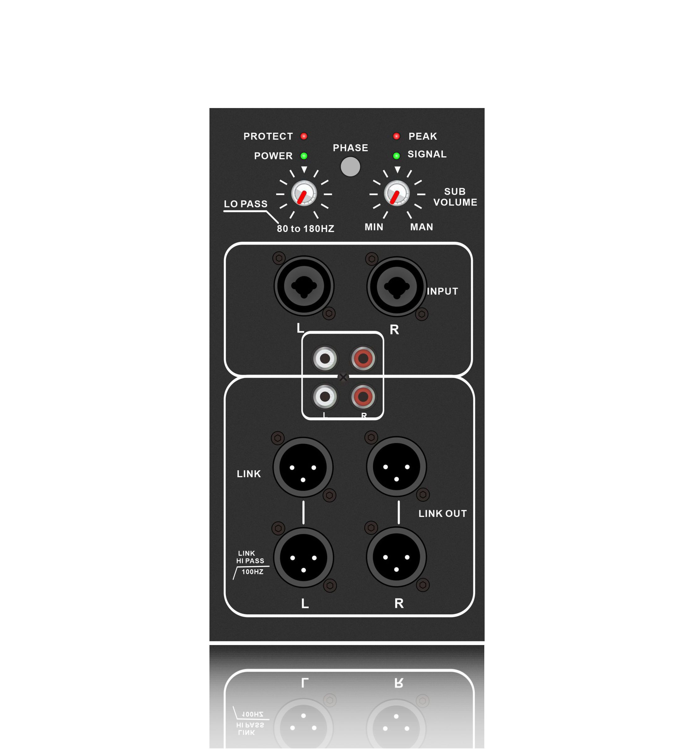 SUB18-2.1 AB Sınıfı Güçlü Subwoofer Amplifikatörü