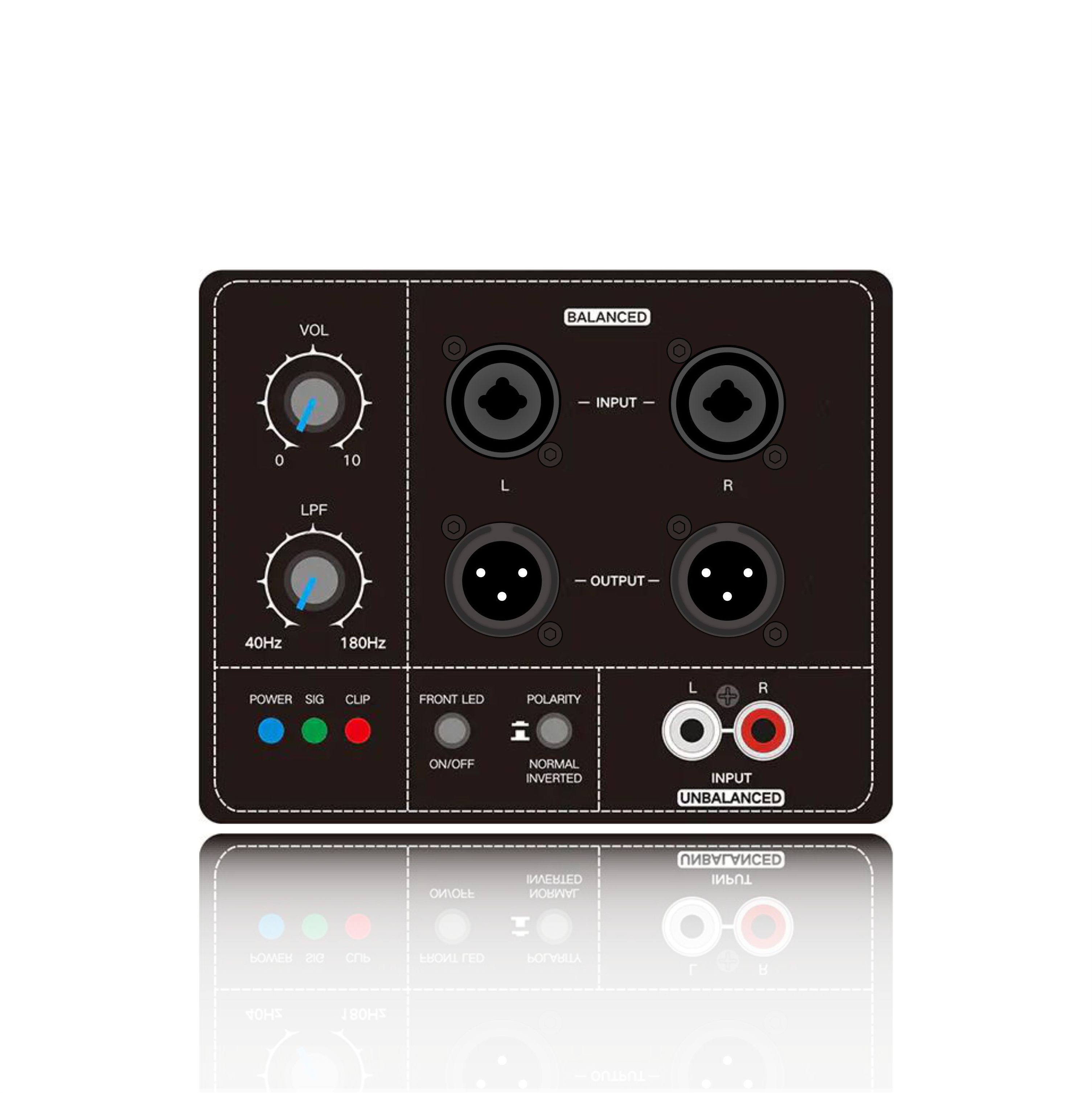 PL78SUB: Stereo Dengeli ve Dengesiz Girişli Subwoofer İşlevsel Modülü