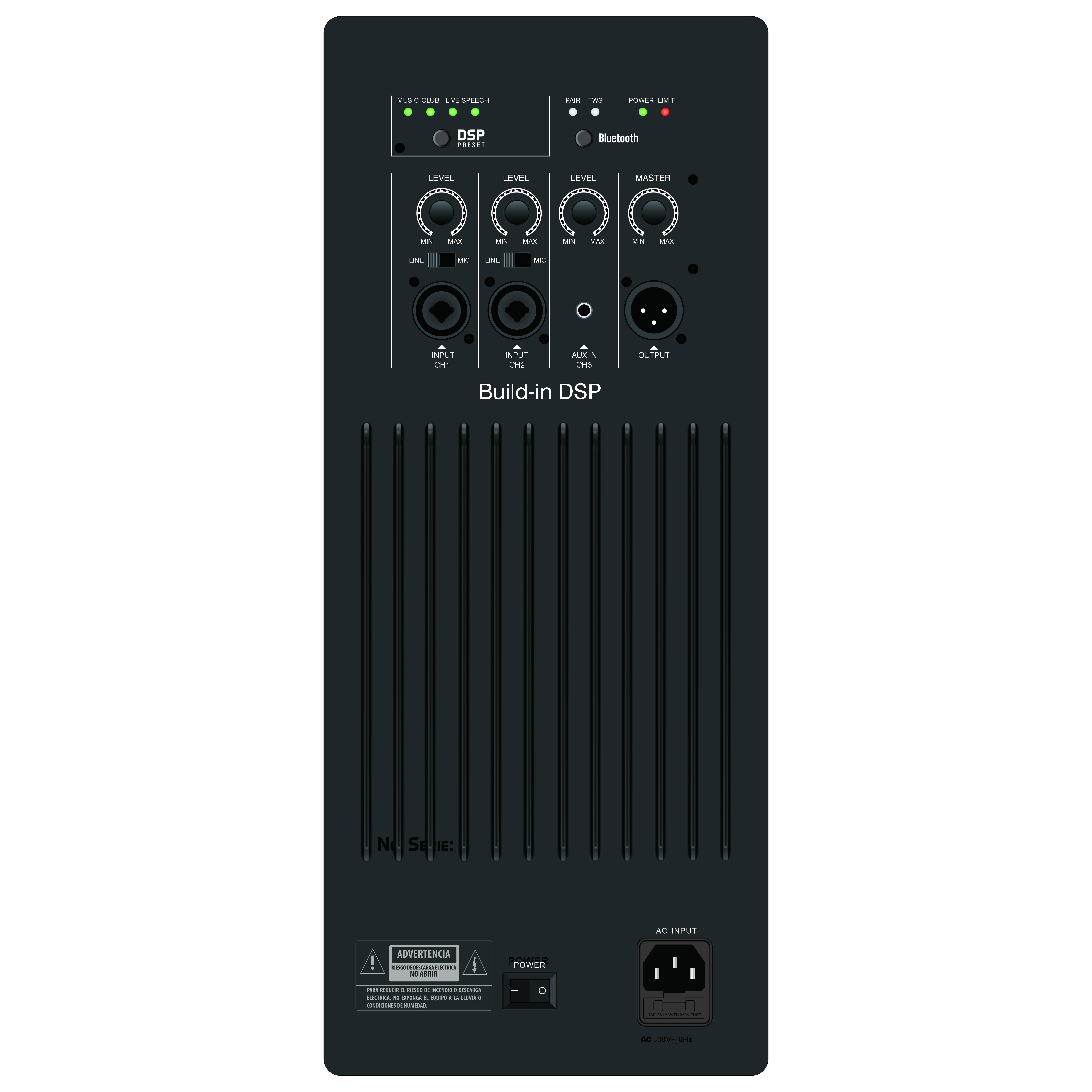 DSP2509 DSP'li Yüksek Maliyet Performanslı Çok Fonksiyonlu AB Sınıfı Amplifikatör